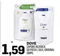 Al Discount Dove Sapone Ricarica offerta