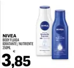 Al Discount NIVEA body fluida idratante / nutriente offerta