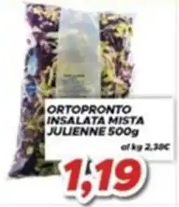MA Supermercati Ortopronto insalata mista julienne offerta