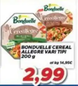 MA Supermercati Bonduelle Cereal Allegre Vari Tipi offerta
