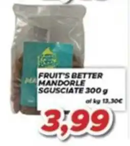 MA Supermercati Fruit's Better mandorle sgusciate offerta