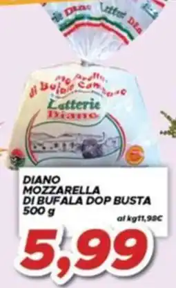 MA Supermercati Mozzarella di bufala dop busta Diano offerta