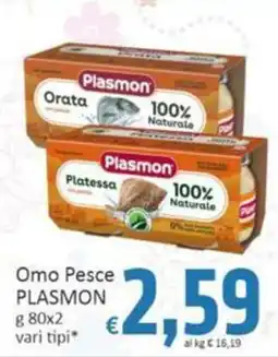 Paghi Poco Omo Pesce PLASMON offerta