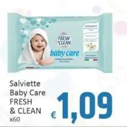 Paghi Poco Salviette Baby Care FRESH & CLEAN offerta