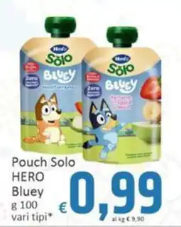 Paghi Poco Pouch Solo HERO Bluey offerta
