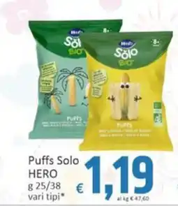 Paghi Poco Puffs Solo HERO offerta