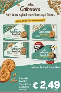Paghi Poco Galbusera Biscotti, Frollini Buoni Così offerta