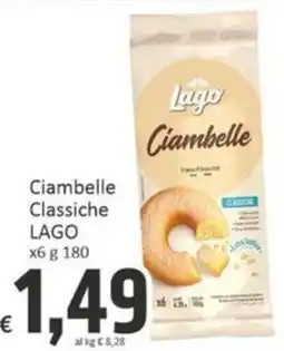 Paghi Poco Ciambelle Classiche LAGO offerta