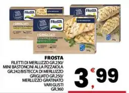 Despar Sicilia Frosta filetti di merluzzo offerta