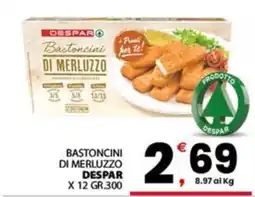 Despar Sicilia Bastoncini di merluzzo Despar offerta