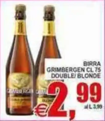 Birra Grimbergen Cl 75 Double/Blonde
