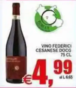 Pewex Vino Federici Cesanese DOCG offerta