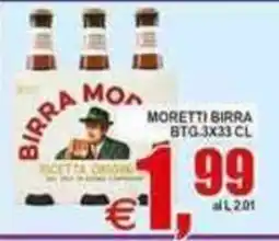 Pewex Birra Moretti offerta