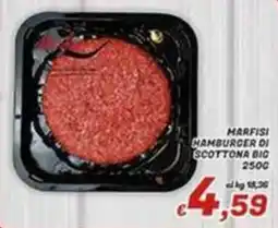 Idromarket Marfisi hamburger di scottona bio offerta