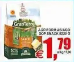 Pewex Agriform Asiago Dop Snack offerta