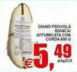 Pewex Diano provola bianca affumicata con corda offerta