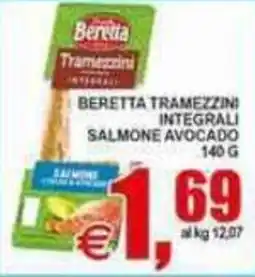 Pewex Beretta tramezzini integrali salmone avocado offerta