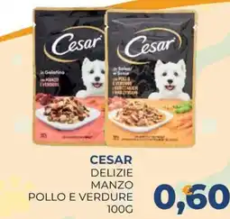 Moderna Cesar Delizie Manzo Pollo e Verdure offerta