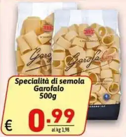 Ipercarni Specialità di semola Garofalo offerta
