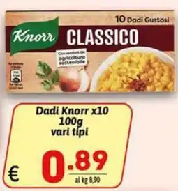 Ipercarni Dadi Knorr Classico offerta