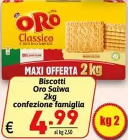 Ipercarni Biscotti Oro Saiwa offerta