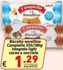 Ipercarni Biscotto novellino Campiello offerta