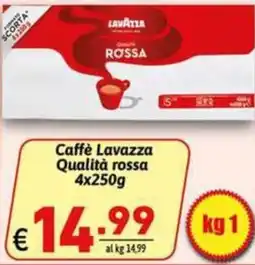 Ipercarni Caffè Lavazza Qualità rossa offerta