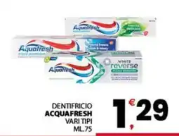 Despar Sicilia Dentifricio Aquafresh offerta