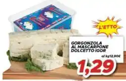 MA Supermercati Gorgonzola al mascarpone dolcetto Igor offerta