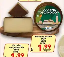 Ipercarni Pecorino toscano DOP Busti offerta