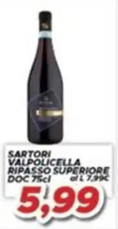 MA Supermercati Sartori Valpolicella Ripasso Superiore offerta