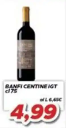 MA Supermercati Banfi Centine IGT offerta
