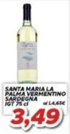 MA Supermercati Santa Maria La Palma Vermentino offerta