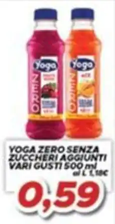 MA Supermercati Yoga Zero senza zuccheri aggiunti offerta