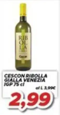 MA Supermercati Cescon Ribolla Gialla Venezia offerta