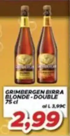 MA Supermercati Grimbergen Birra Blonde - Double offerta