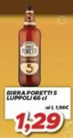 MA Supermercati Birra Poretti 5 Luppola offerta