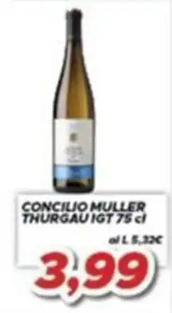 MA Supermercati Concilio Muller Thurgau IGT offerta