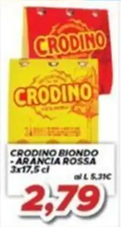 MA Supermercati Crodino biondo arancia rossa offerta
