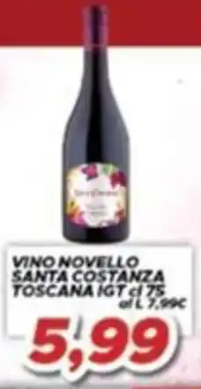 MA Supermercati Vino Novello Santa Costanza offerta