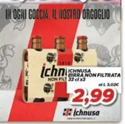 MA Supermercati Ichnuza birra non filtrata offerta