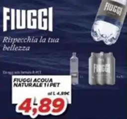 MA Supermercati Fiuggi acqua naturale offerta