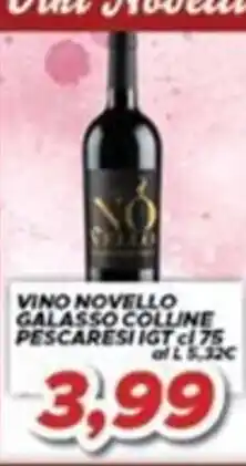 MA Supermercati Vino Novello Gallasso Colline Pescarese IGT offerta