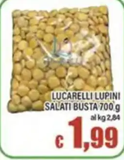 Top Supermercati Lucarelli lupini salati offerta