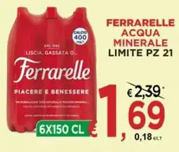 Jero Market Ferrarelle acqua minerale offerta