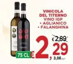Jero Market Vinicola del Titerno Vino IGP Aglianico Falanghina offerta