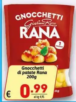 Ipercarni Gnocchetti di patate Rana offerta