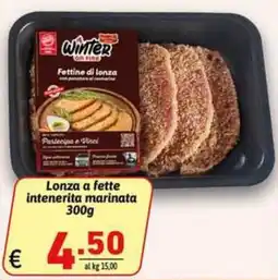 Ipercarni Winter Fettine di lonza offerta
