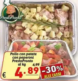 Ipercarni Pollo con patate con peperoni PrestoPronto offerta