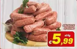 Idromarket Salsicce di suino offerta